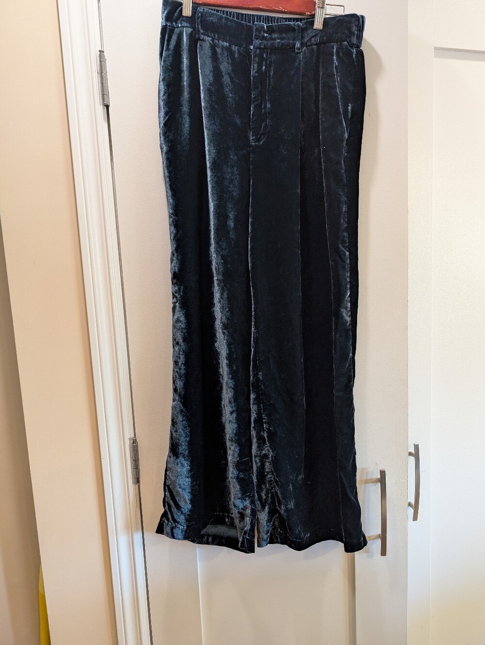 Melloday High Rise Wide Leg Trousers,L